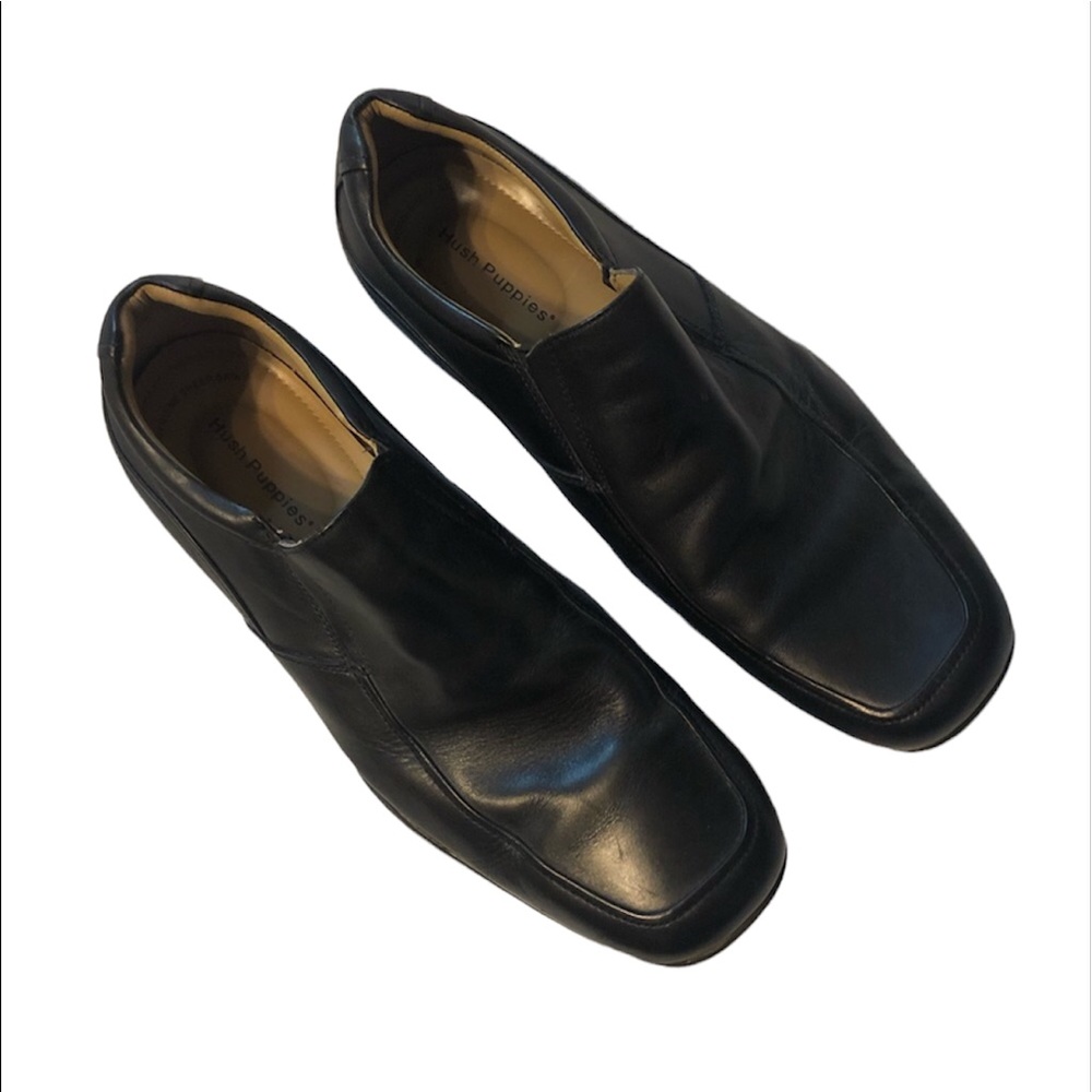Hushpuppies oxfords driving slip on leather sheep loafers